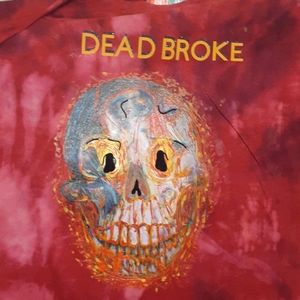 Dead broke art skull